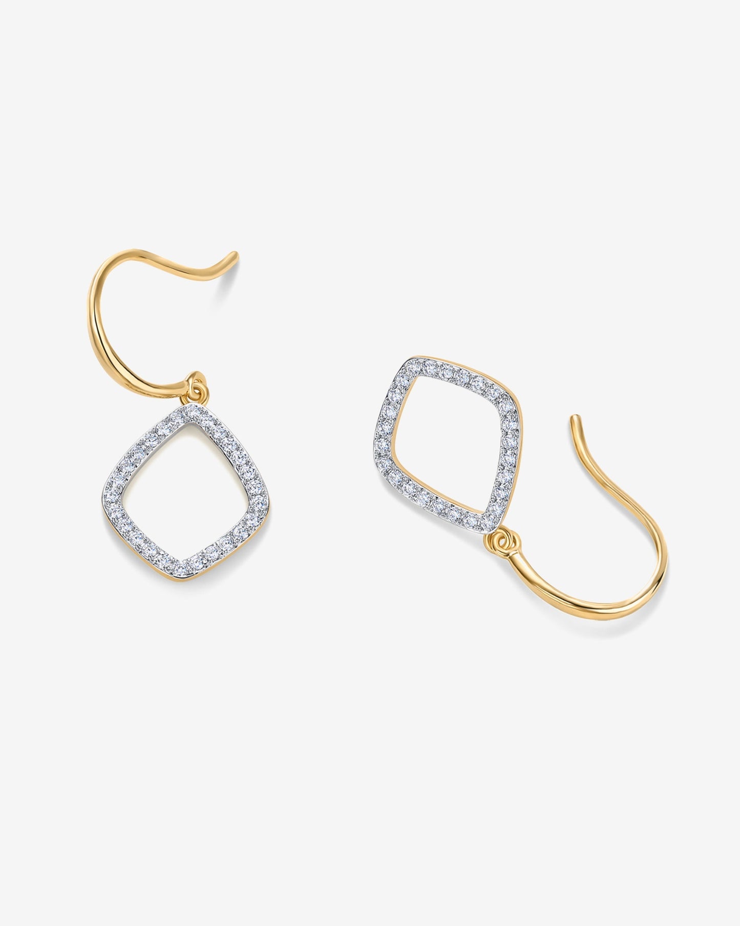 Teardrop Geometric Dangle Earrings