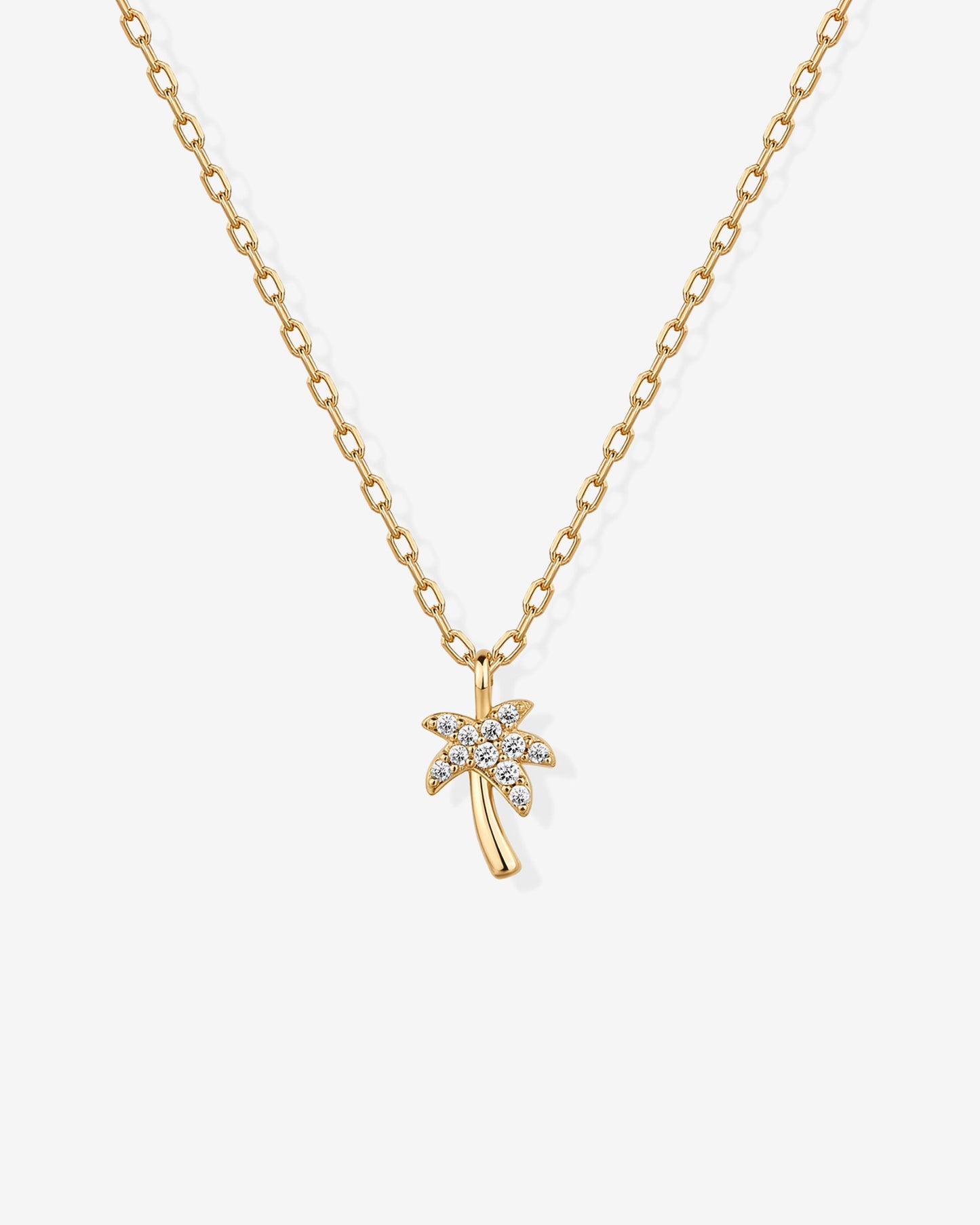 Vacation Palm Necklace
