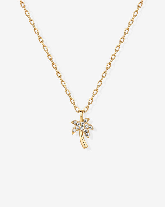 Vacation Palm Necklace