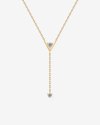 Mini Drop Lariat Necklace