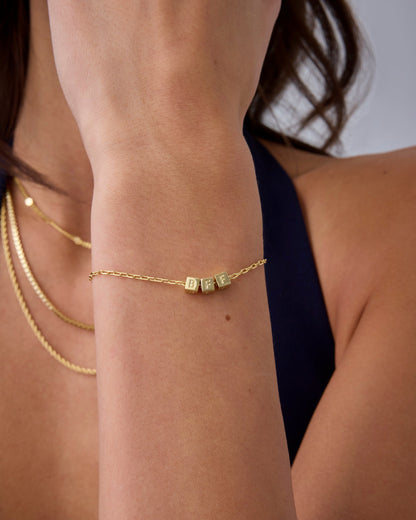 BFF-ILYSM Cube Bracelet