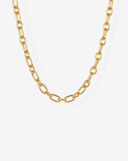 Chunky Oval Link Chain Necklace