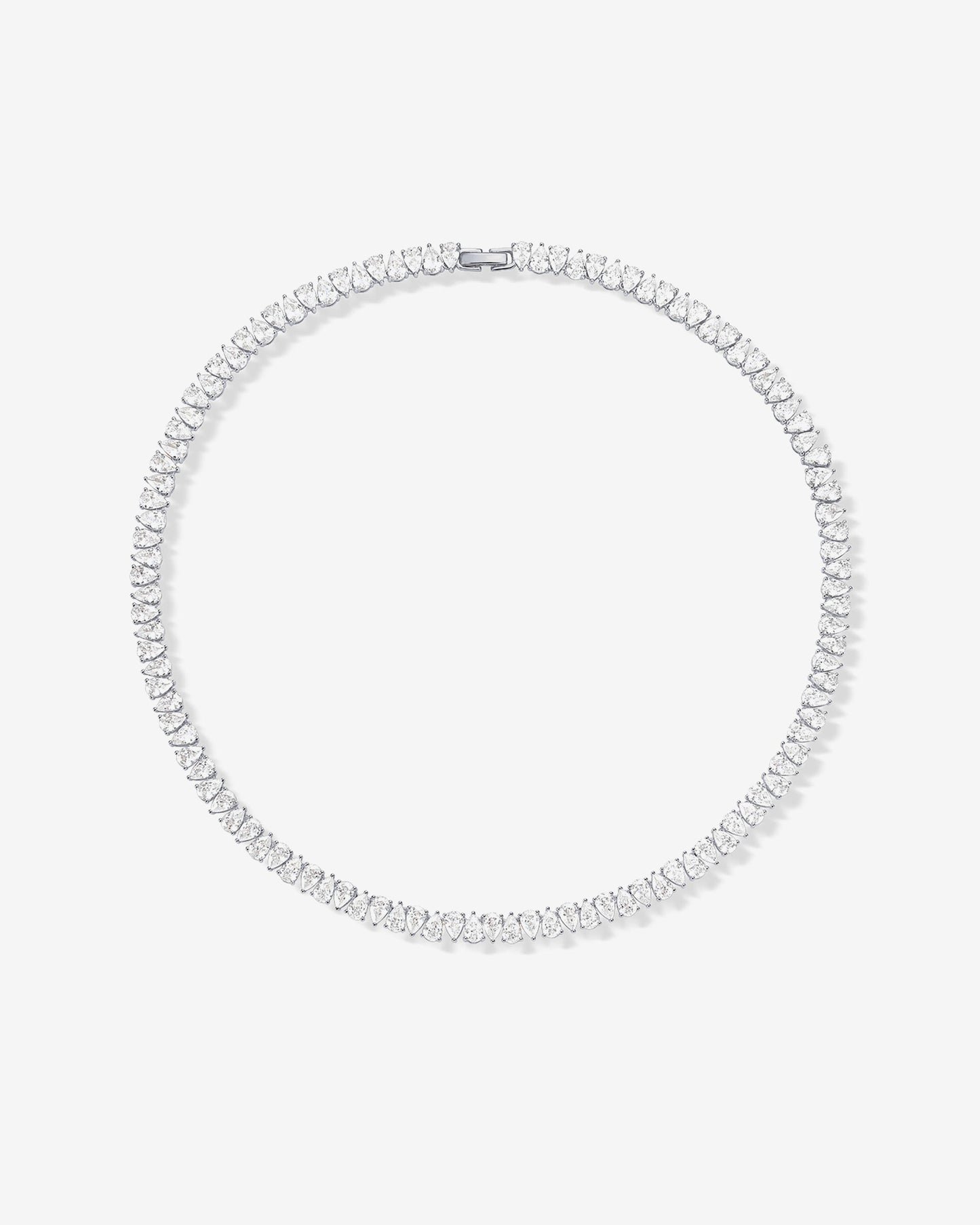 Pear Tennis Necklace