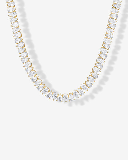 Pear Tennis Necklace