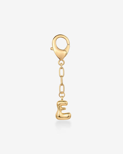 Bubble Letter Bag Charm