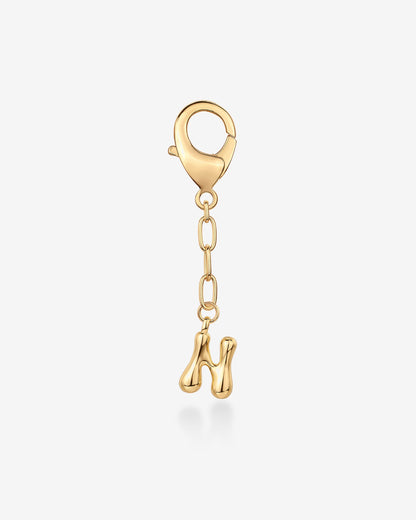 Bubble Letter Bag Charm