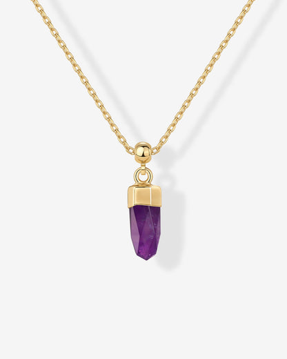 Dainty Crystal Charm Pendant Necklace