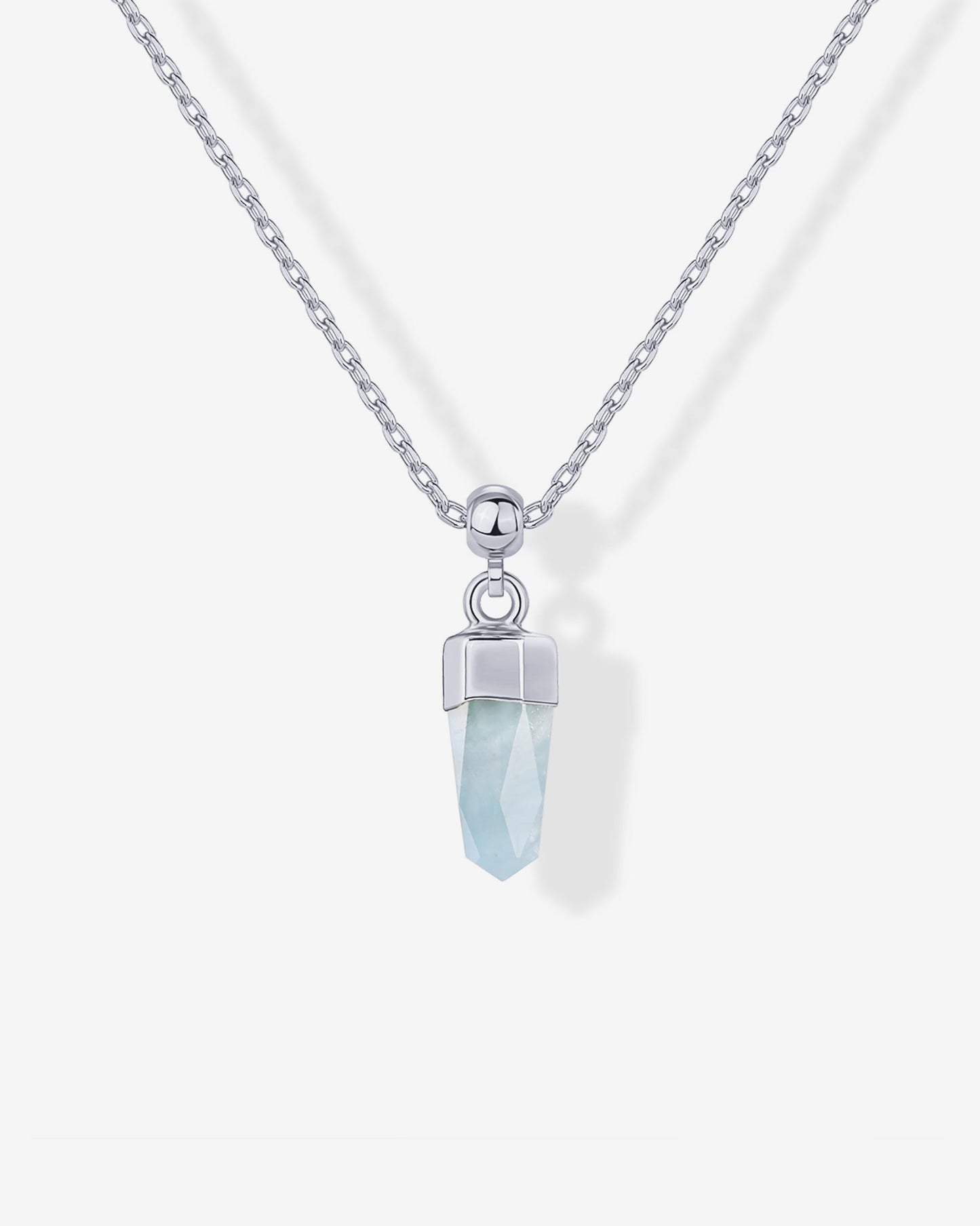 Dainty Crystal Charm Pendant Necklace