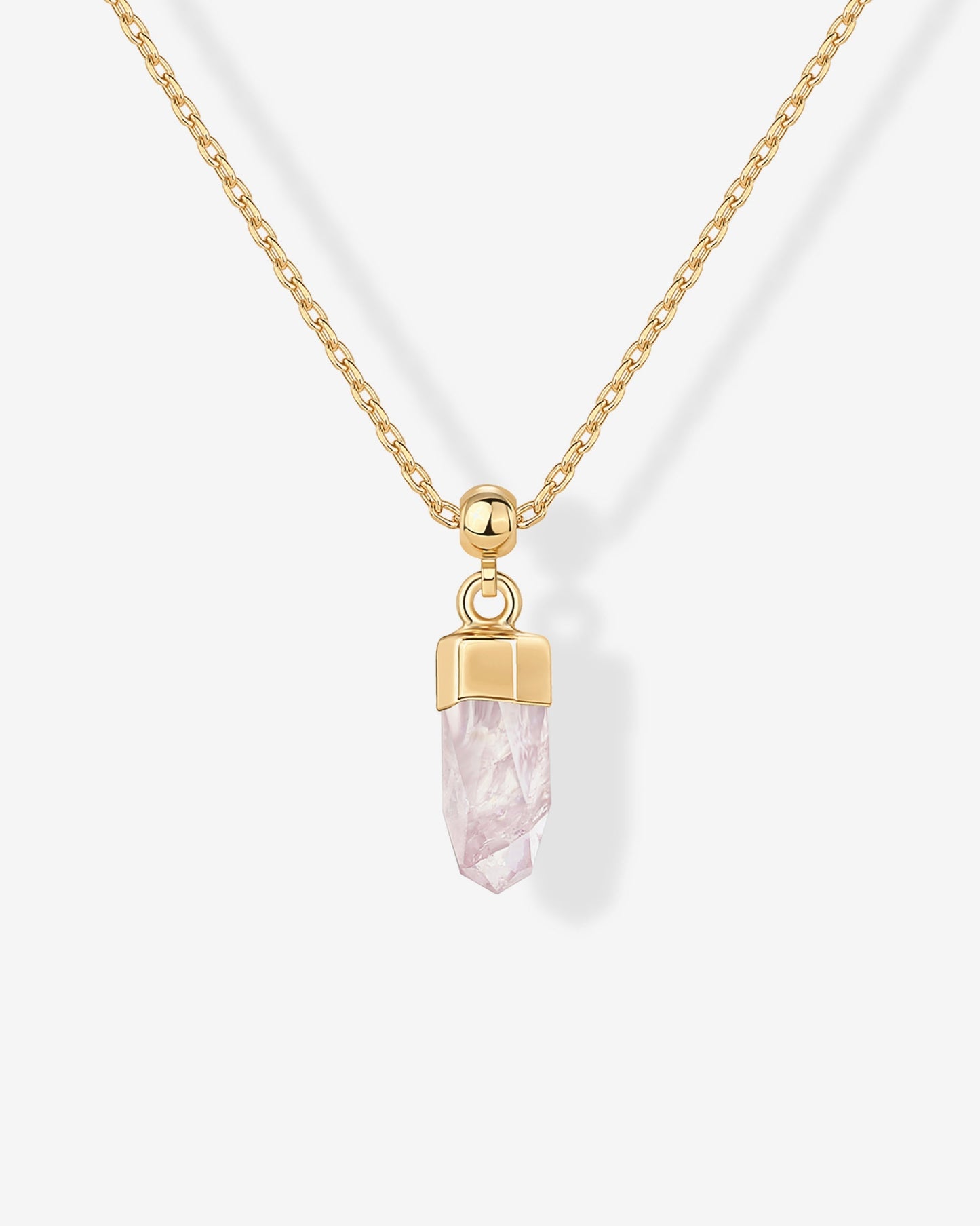 Dainty Crystal Charm Pendant Necklace