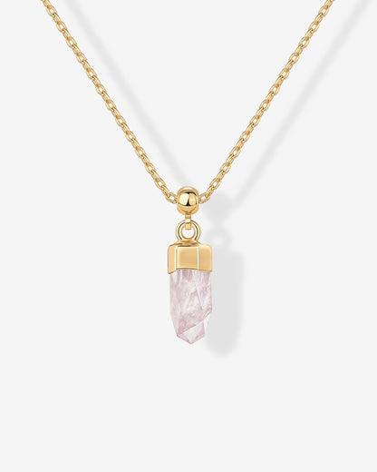 Dainty Crystal Charm Pendant Necklace