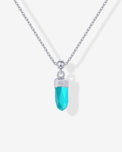 Dainty Crystal Charm Pendant Necklace