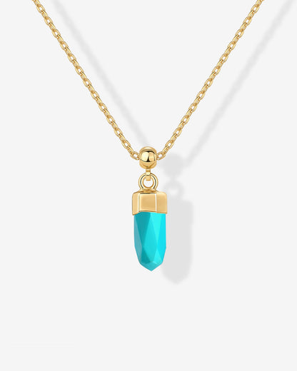 Dainty Crystal Charm Pendant Necklace