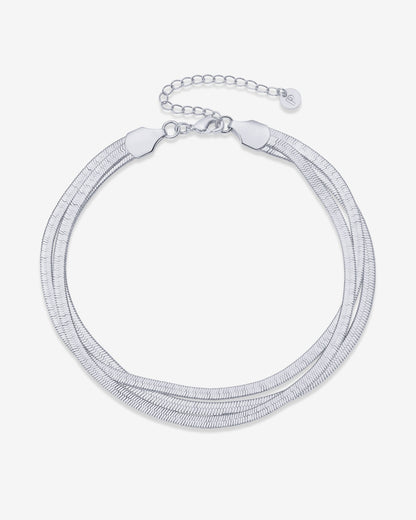 Snake Chain Trio Anklet