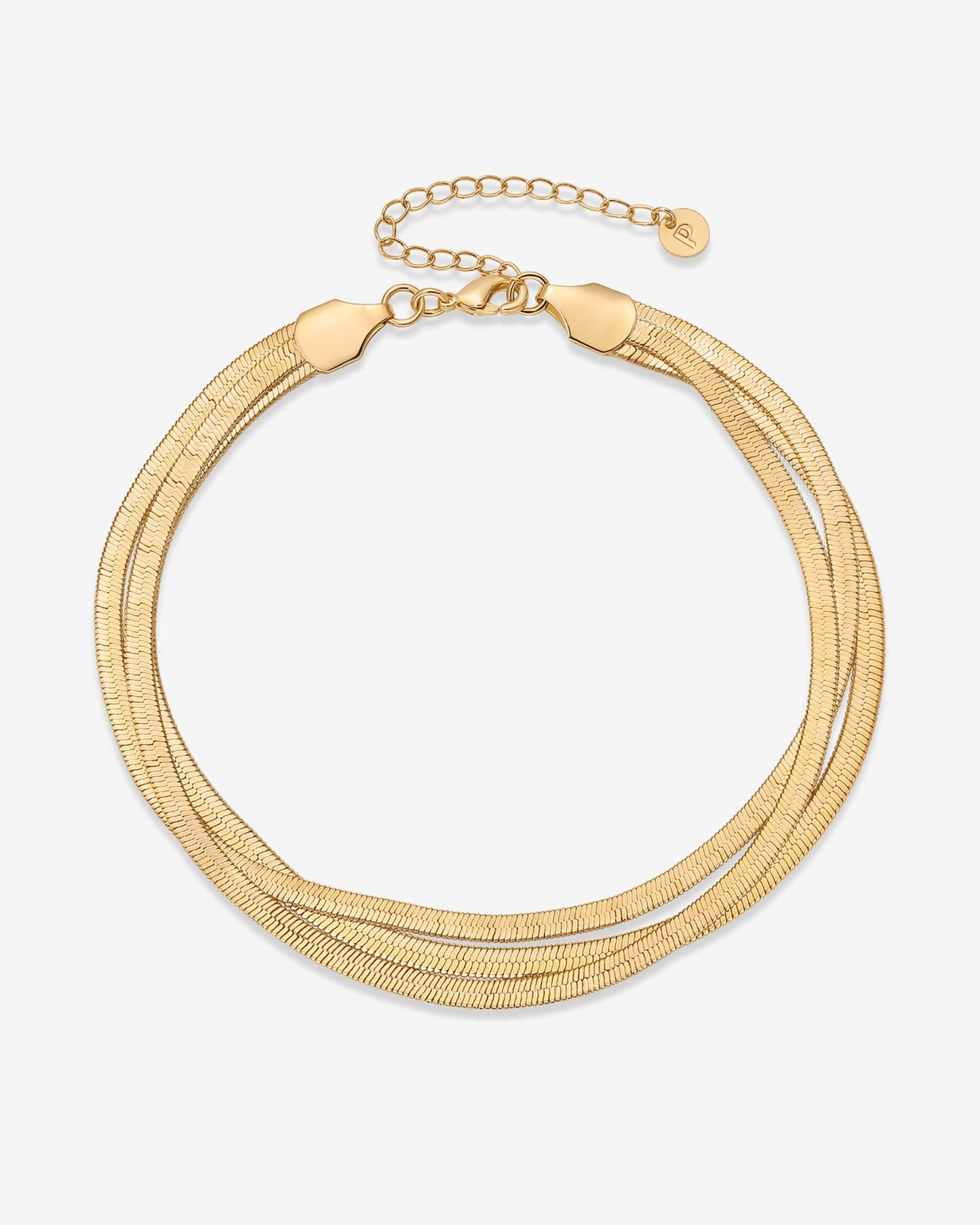 Snake Chain Trio Anklet