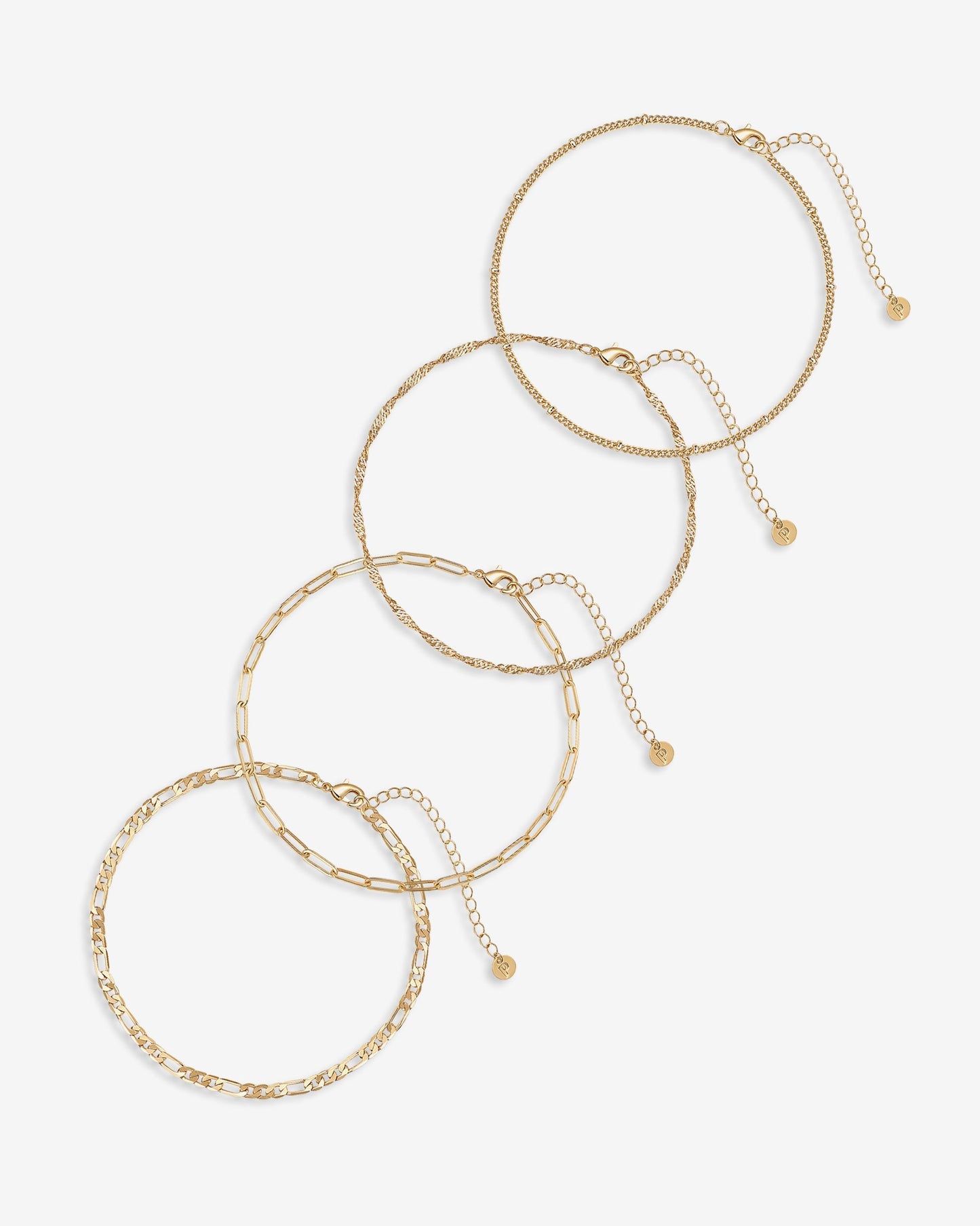 Four Chains Anklet Pack