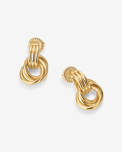 Small Door Knocker Earrings