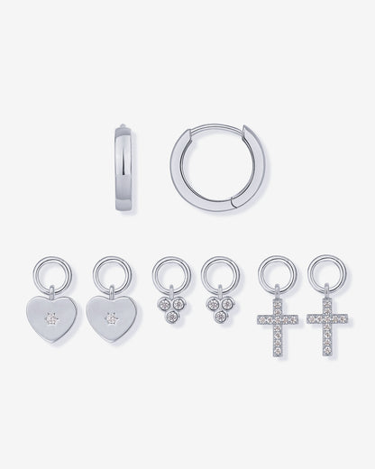 Mix and Match Huggie and Charms Set