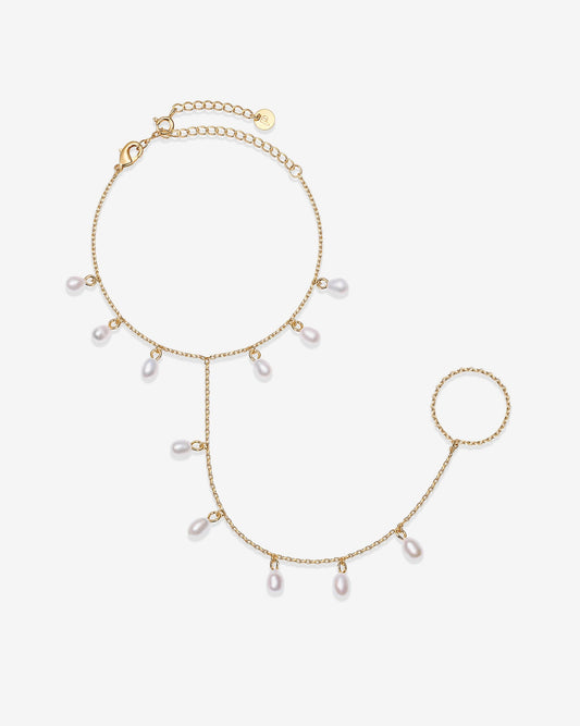 Boho Pearl Hand Chain