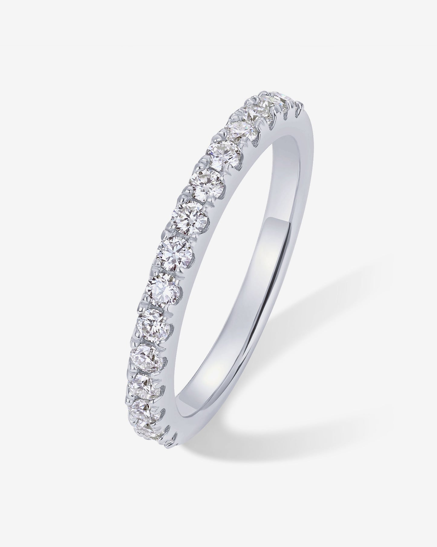 Moissanite Eternity Ring