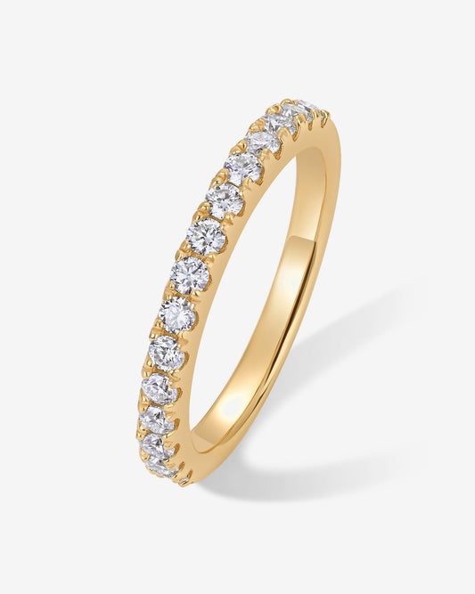 Moissanite Eternity Ring