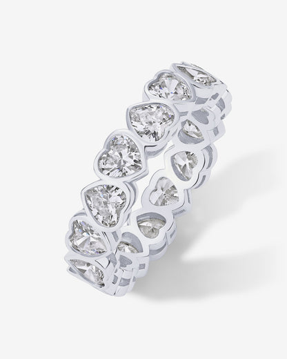 Eternal Heart-Cut Eternity Ring