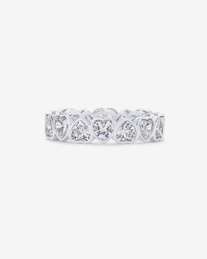 Eternal Heart-Cut Eternity Ring