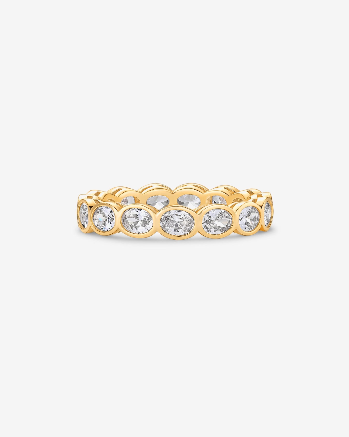 Infinity Oval-Cut Eternity Ring