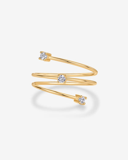 Dainty Spiral Wrap Ring
