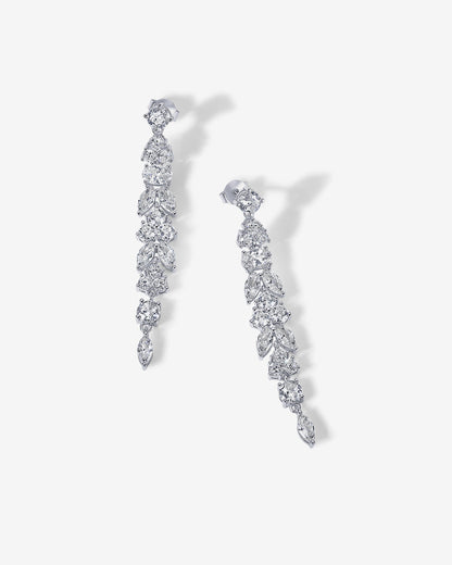 Dewdrop Linear Bridal Earrings