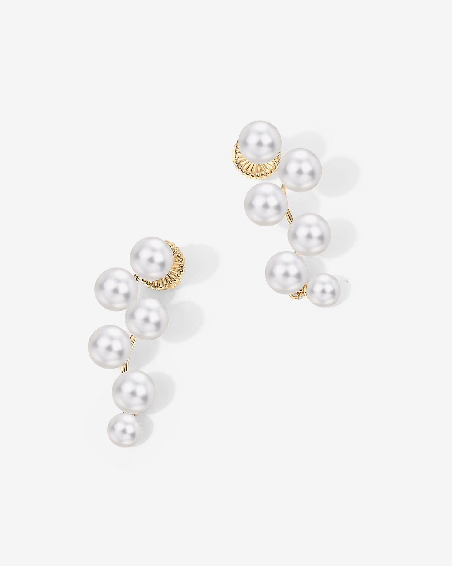 Pearl Linear Dangle Earrings