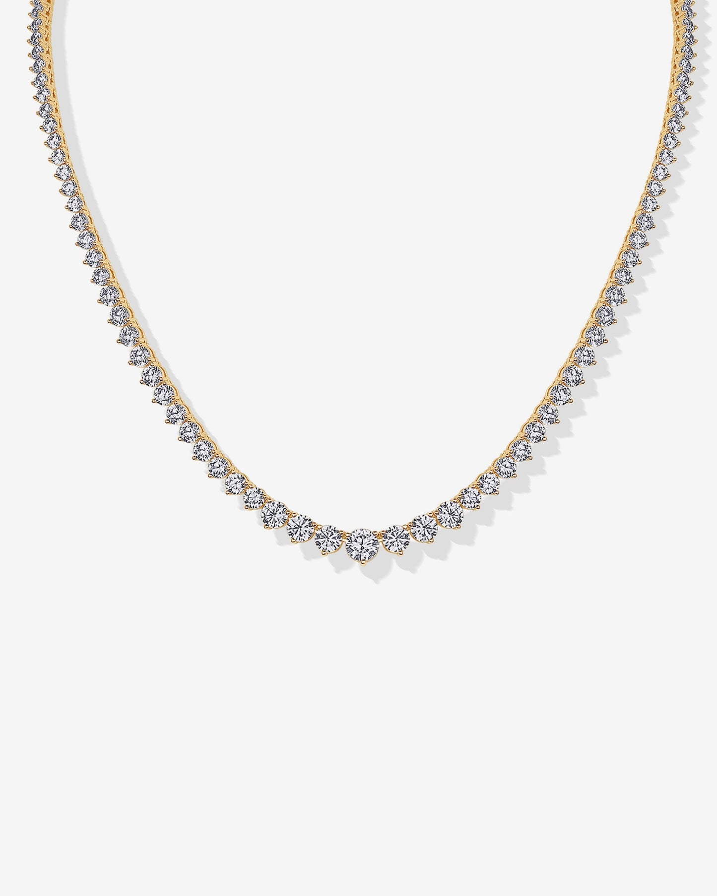 Graduated Tennis Necklace