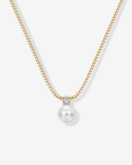 Bridal Pearl Pendant Necklace