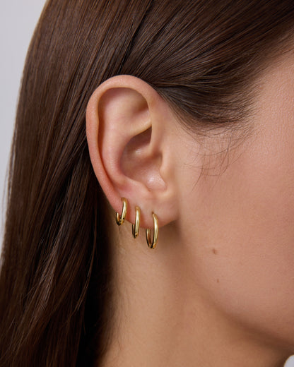 Small Hoop Earrings Set