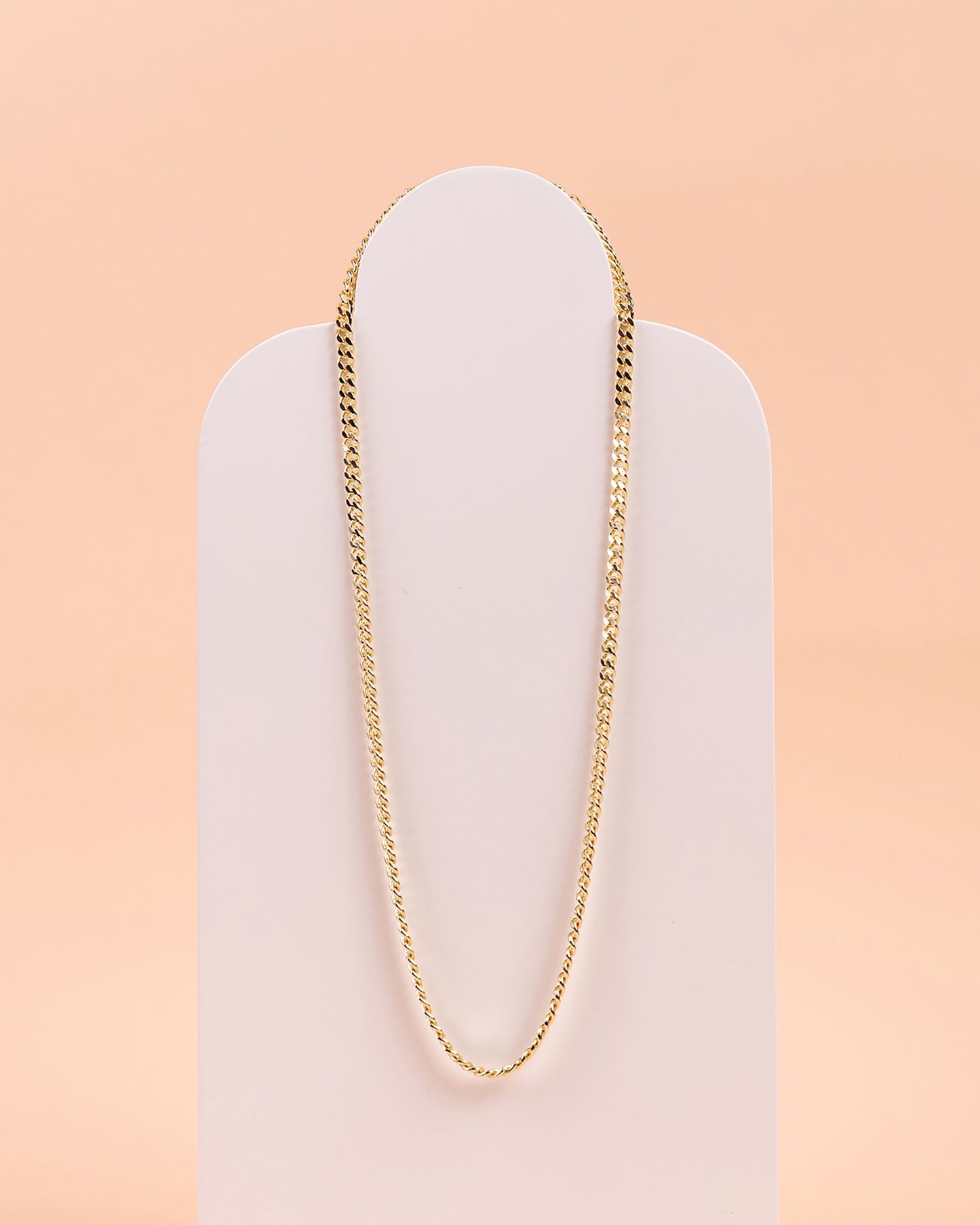 Vermeil Curb Chain Adjustable Necklace