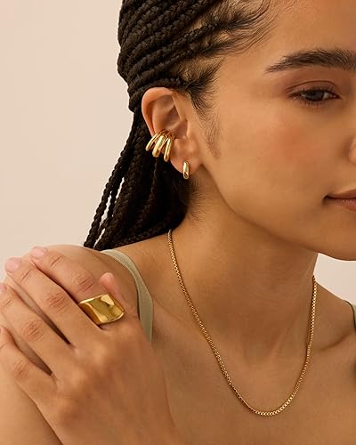 Triple Ring Ear Cuffs