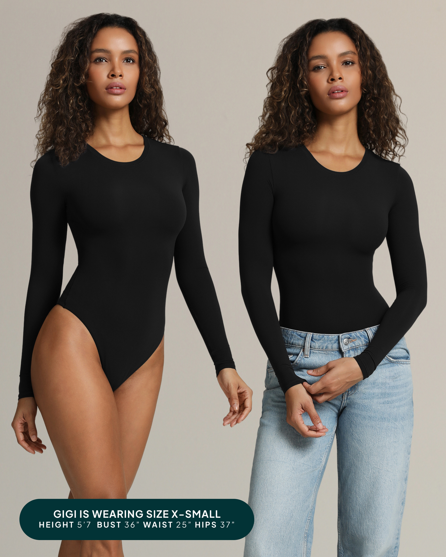 Everyday Essentials Long Sleeves Bodysuit