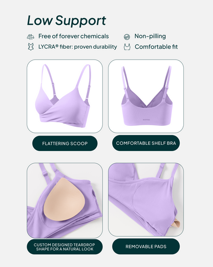 Athleisure Crossover Low-Support Sports Bra