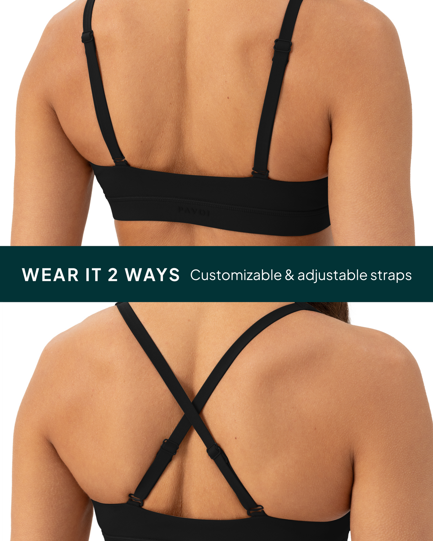 Athleisure Plunge Low-Support Sports Bra