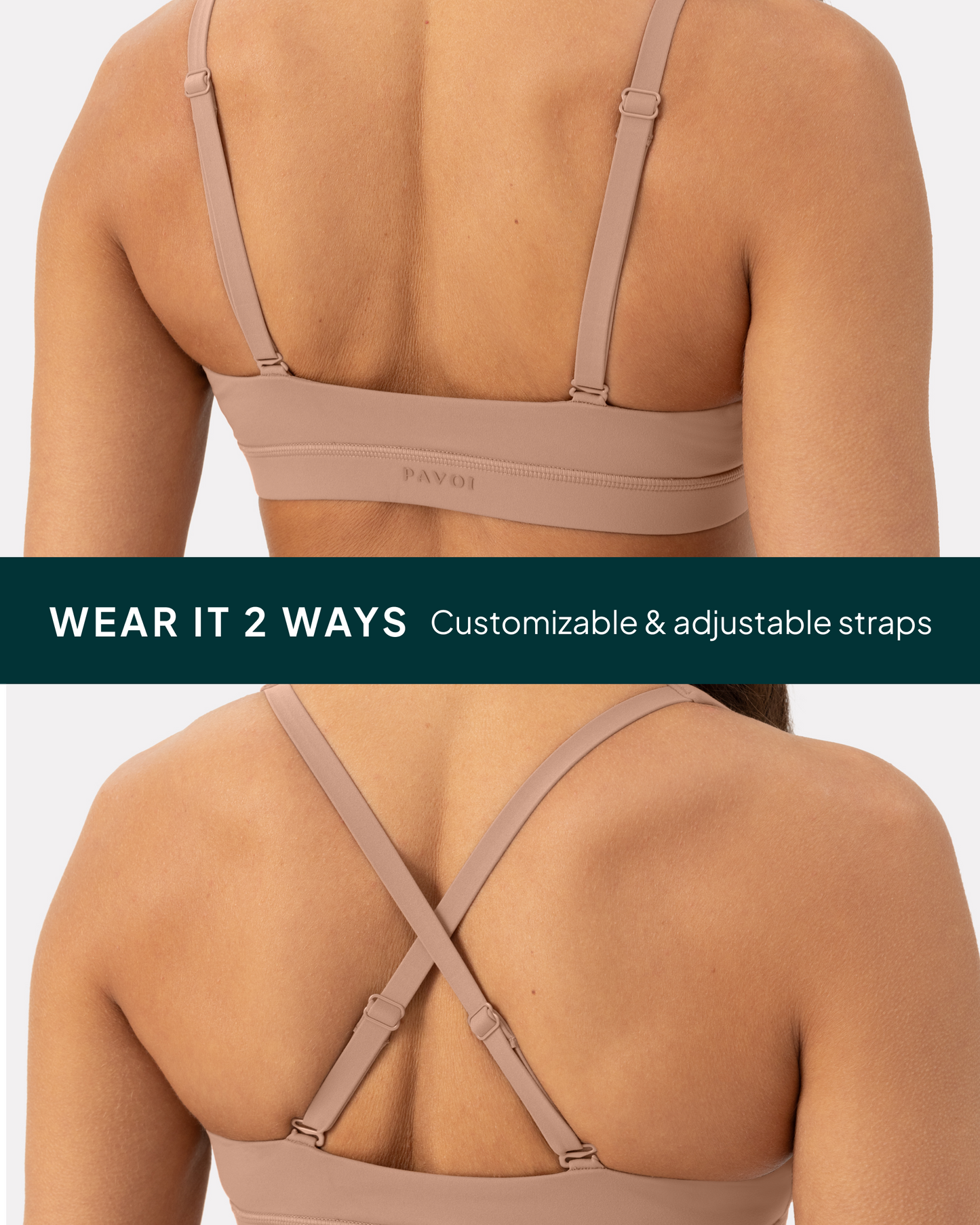 Athleisure Plunge Low-Support Sports Bra