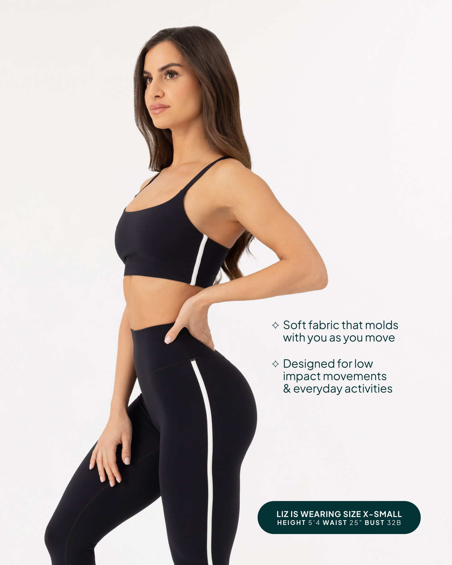 Athleisure Contrast Scoop Medium-Support Sports Bra