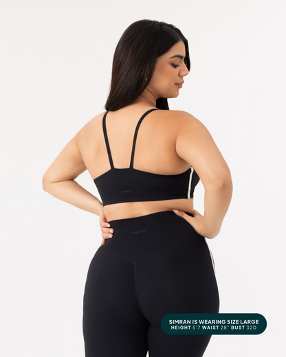 Athleisure Contrast Scoop Medium-Support Sports Bra