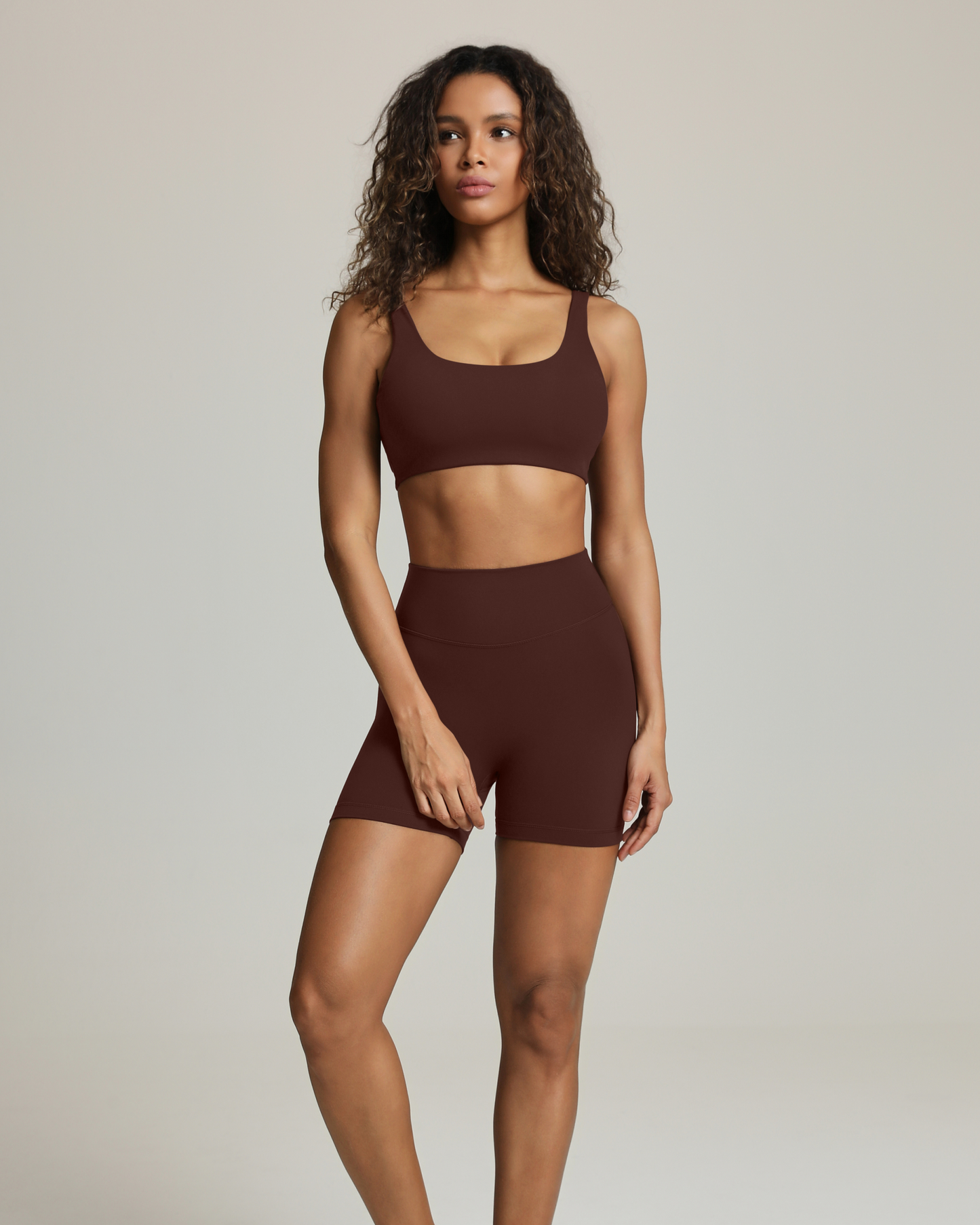 Athleisure Scoop High-Support Removable Padded Sports Bra