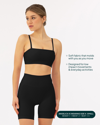 Athleisure Bandeau Low-Support Sports Bra