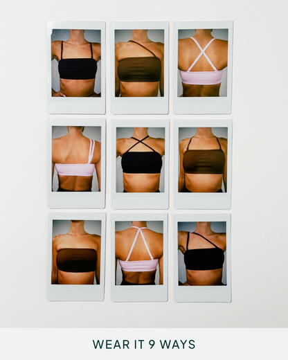 Athleisure Bandeau Low-Support Sports Bra