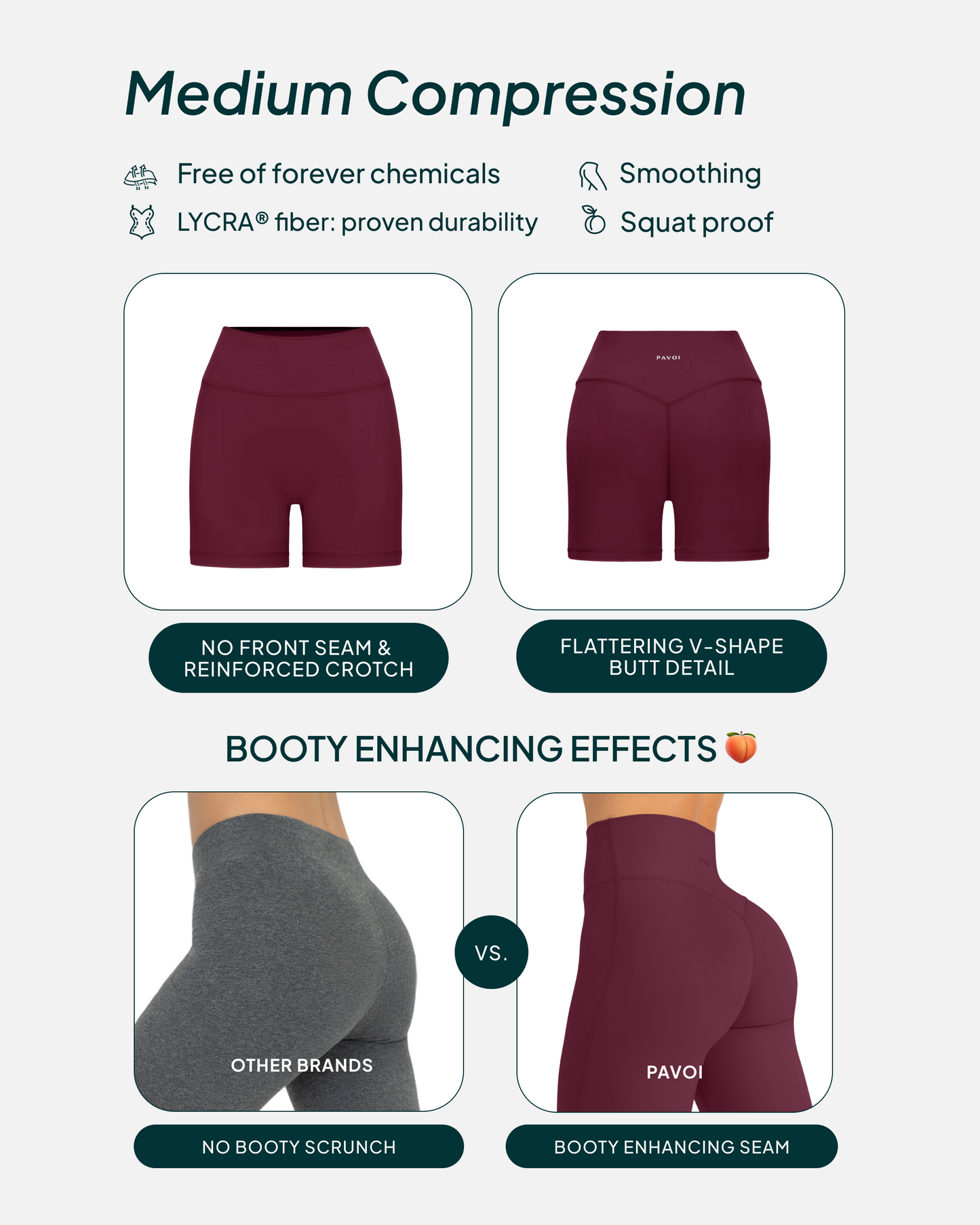 FlexFlow Butt Lifting High-Waisted 4" Seasonal Biker Shorts