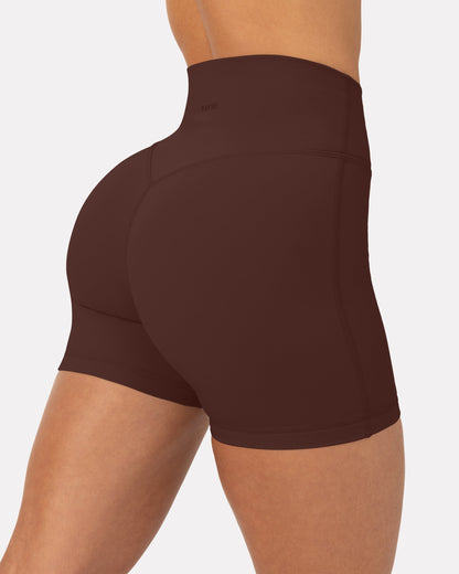 FlexFlow Butt Lifting High-Waisted 4" Biker Shorts