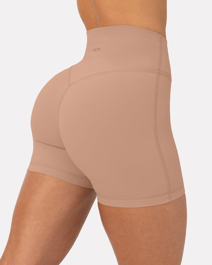 FlexFlow Butt Lifting High-Waisted 4" Biker Shorts