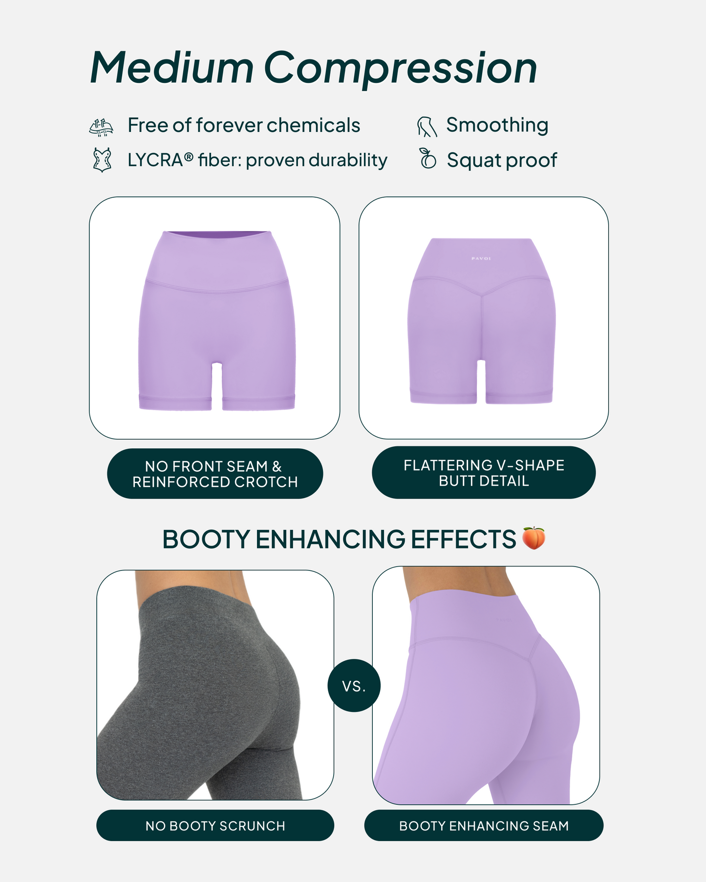 FlexFlow Butt Lifting High-Waisted 6" Seasonal Biker Shorts