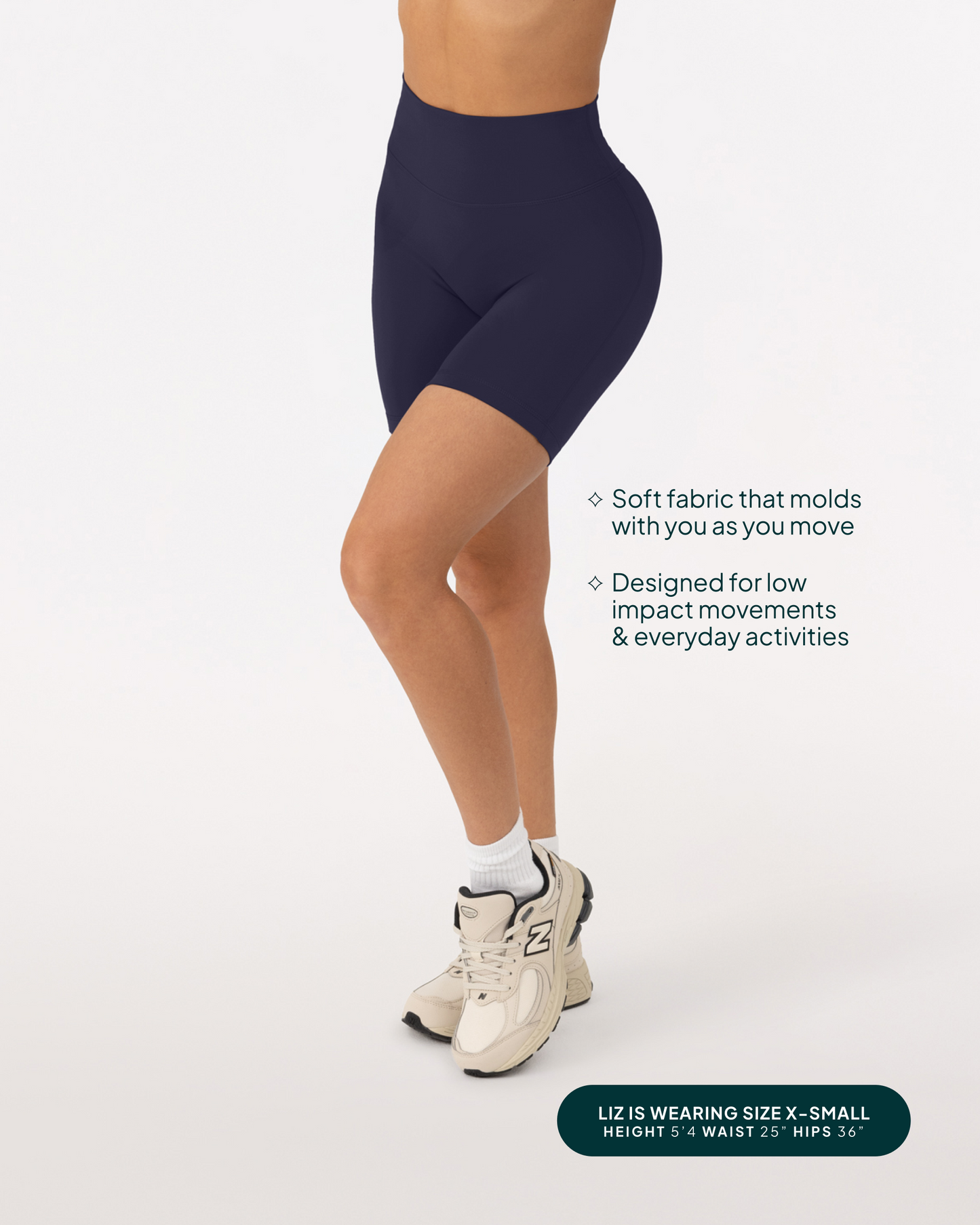 FlexFlow Butt Lifting High-Waisted 6" Biker Shorts