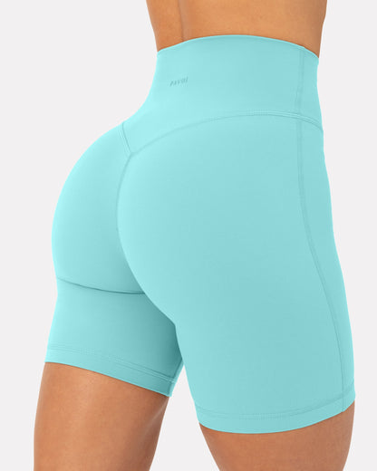 FlexFlow Butt Lifting High-Waisted 6" Seasonal Biker Shorts